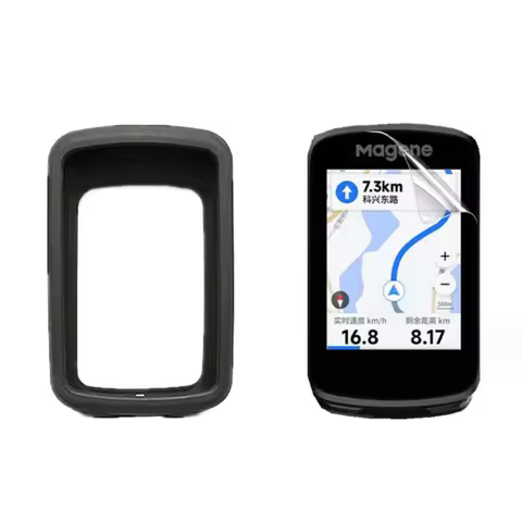Silicone Soft Edge Cover Protective Case Screen Protector Film For Magene C606 Bike Computer Bicycle