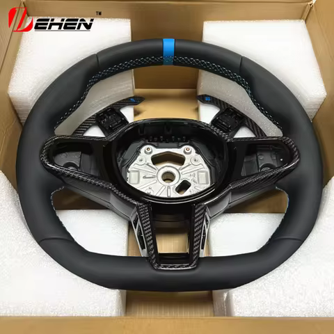 Carbon Fiber Steering Wheel For BMW 1 2 3 4 5 6 7 8 Series i3 i4 X3 X4 X5 X6 X7 XM M2 M3 M4 M5 M8 M3