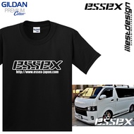 24 AUTO TEES: Essex Design 100% Cotton Imported Short Sleeved Tshirts.Toyota Hiace Super GL DX Nissan Urvan NV200 NV350