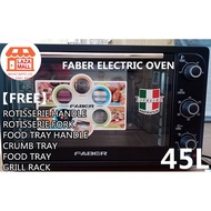 az FABER ELECTRIC OVEN TOASTER 45L FEO-R45 【 FREE GRILL RACK + Y + FOOD TRAY HANDLE 】烘炉 烤箱 烤蛋糕面包 KET