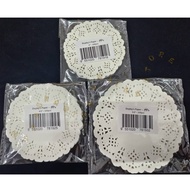 Kertas Doiley (100PCS) Doyley 's Paper / Dolly Paper / Doily Paper / kertas dolly - 4" / 4.5" / 5.5"