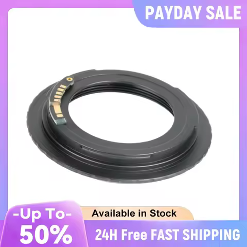 M42-EOS Adapter Ring AF Confirm M42 Mount Lens Adapter AF Confirm Manual Focus Accuracy for Canon 10