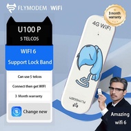 Flymodem U100P WiFi 6 Portable WiFi 4G USB Dongle – Boleh Tukar Telco