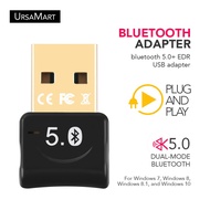 Ursa Mart✮Gold Plated Bluetooth V5.0+ EDR USB Adapter for PC &amp; Laptop✮ Plug &amp; Play✮Dual-Mode✮Dongle Receiver Transmitter