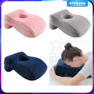 [Etekaxa] Memory Foam Portable Pillow, Hollow Out Design Neck Support Cushions, Sleep Pillow Travel Headrest