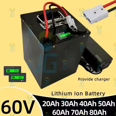 60V 20Ah 30Ah 40Ah 50Ah 60Ah 70Ah 80Ah Lithium Ion Battery Pack 2KW 4KW 3KW 5KW for motorhome 3000w 