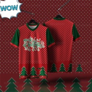 【Free Custom Name & Number】2026 new year Merry Christmas print tshirt Christmas gifts tshirt Xmas ts