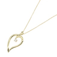 【二手】蒂芙尼 (Tiffany & Co.) 鑲鑽樹葉項鍊，頸圍 40 厘米，18K（黃金），女士鑽石樹葉項鍊