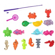 Kids Educational Fishing Toy Set Magnetic Dive Game For Boys Girls Bath Pool Play U0Q6