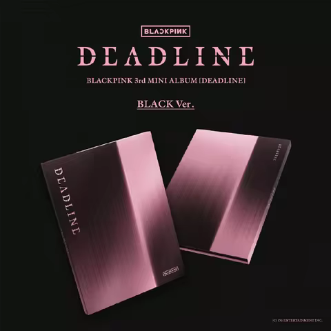BLACKPINK DEADLINE BLACK Ver. 3rd Mini Album Official Kpop Album Full Set Photocard Poster Sticker C