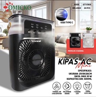 Kipas AC / Kipas Portable / Kipas angin AC Dinamo Besar angin lebih kencang dan dingin