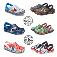 Crocs Fun Lap Kid (โปรโมชั่นใหม่สั่งซื้อรองเท้าเด็ก 1 คู่แถมตุ๊กตาติดรองเท้า 4 ชิ้นมูลค่า 100 บาท) รองเท้าเด็กชายและเด็กหญิง รองเท้าเด็กแบบมาใหม่ 2022