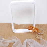 PRICE [30x40] ASKARA Dowry Frame / OVAL SQUARE Wedding Dowry Frame 30x40 cm