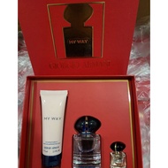 _G I O R G I O_A R M A N!_MY WAY 3 IN 1 SET BODY LOTION 75ML + MY WAY EDP 50ML + MYWAY 7ML