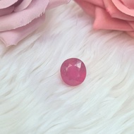 天然加熱橢圓形紅寶石重量在 5.60 - 9.25 克拉之間