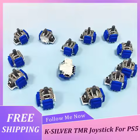 K-SILVER second generation JS13 Pro+ TMR Electromagnetic Joystick for PS5 Anti-Drift 3D Analog Durab