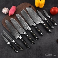 Sashimi Sharp Cooking Set Knife Sushi Kitchen Knife Damascus Slicing Knife Meat Cleaver Stainless St