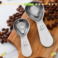 EMILEE Coffee Bean Measuring Spoons, Stainless Steel 15/30ml Coffee Scoops, Durable 1 Tbsp or 2 Tbsp