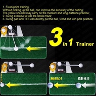 Pgm HL001 Swing Golf Trainer Mat Practice Strike Pad Original