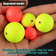 [Prs] 10Pcs EPS Float Ball Foam Ball Eye-catching Beans Hard Fishing Float Buoyancy Ball Outdoor Flo