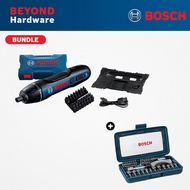 BOSCH Go 2 Kit Smart Screwdriver 06019H2181 + BOSCH Screwdriver Set Hand Tool Kit & Nutsetter Set (4