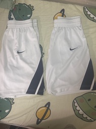 Nike精英賽波褲籃球褲 白黑 M