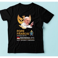 T-shirt POPE FRANCIS POPE FRANCIS 24s Unisex~Free Sticker