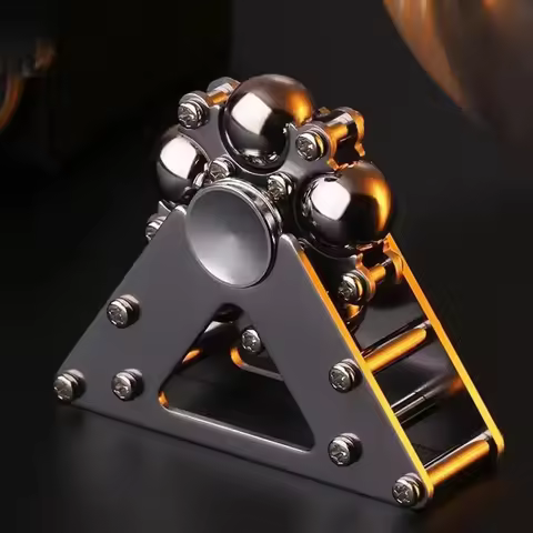 Fingertip Top Zinc Alloy Inception Accurate Shiny Precision Machined Spinning Top Metal Gyro Toys Vi