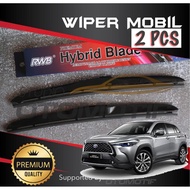 WIPER COROLLA CROSS HYBRID RWB GRAPHITE / WIPER RWB COROLLA CROSS 2 PCS