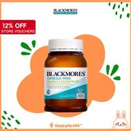 [Authorised Store] - Blackmores Omega Fish Oil Double Concentrate Mini Caps 200 | 400caps [HappyHealth]