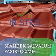 Atap Spandek Pasir 0,30 mm / Spandek Galvalum / Spandeck Pasir 0,30 mm