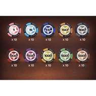 Good Poker Coins Toy Number Coin Collection