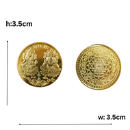 Pure Brass Letchumy Coin | Vengalam Lakshmi Coin | Ganesh Lakshmi Pooja Coin