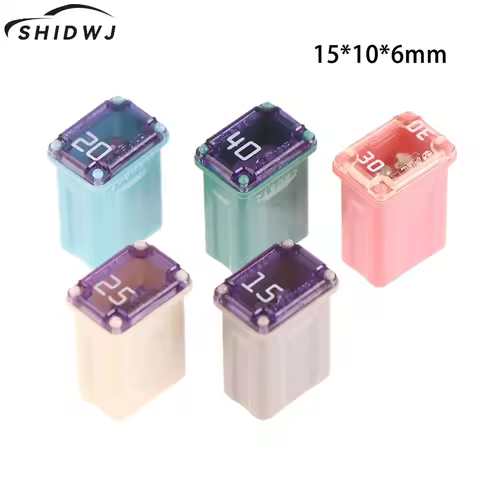 1Pcs Mini Square Fuse 15A 20A 25A 30A 40A PEC Automotive Car Fuse Tube Waterproof Fuse Box For Socke