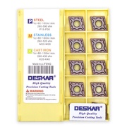 INSERTS เม็ดมีด C12 CNMG120404-MA LF6018 CNMG120408-MA LF6018 มุม 04 08 กัดสแตนเลส ยี่ห้อ DESKAR