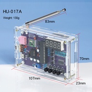 FM Radio DIY Kit RDA5807S FM Radio Receiver 87MHz-108MHz Frequency Modulation TDA2822 Power Amplifie