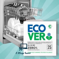 🇬🇧Ecover Zero Dishwasher Tabs Fragrance Free 20g (25tablets)