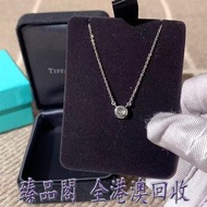 臻品閣 實體門市 全港免費上門 Tiffany & Co. Tiffany蒂芙尼 四爪單鑽鑽石項鍊 白金鑽石頸錬 頸錬 9999足金 999金 白金 鉑金 K金 鑽石 玉石翡翠 寶石 黃金首飾 黃金擺
