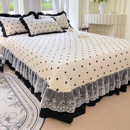AYIJIE | Princess Style Cloud Washed Cotton Bedding Set