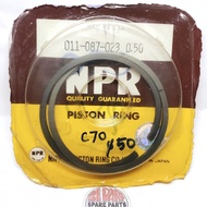 [3E Parts & Acc] Ring seher C70 MK2 MK3 087 Size 50 Ring piston NPR Honda C70 Oversize 50 Rare Item