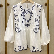 COQUETTE BLOUSE EMBROIDERY CHIC