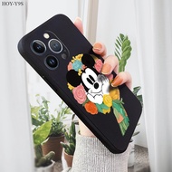 Huawei Y9S Y9 Y7A Y7P Y6 Y6S Y6P Y7 Pro Prime 2019 Y8P 2020 2018 Full Cover Phone Case Casing For Cartoon Garland Mouse Soft Silicone Square Camera Protection Shockproof Cases