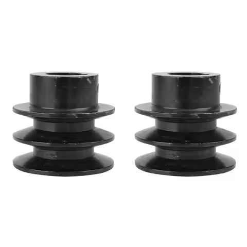2PackX(Double V Belt Pulley for 20mm Bore Groove Pulley A Belt for 168F 170F GX110 GX120 GX160 GX200