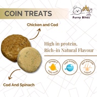 Furry Bites - Nutrition Coin Treats Freeze-Dry - Dog & Cat Food | Cat Snacks Dog Snacks | Cat food &