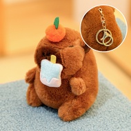 Cute Capybara Plushie Capybara Plush Keychain Decompression Keychain Keychain Kapibara Keychain Capi