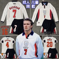 bayern munich jersey manchester city jersey 98 England Jersey Home 7 Beckham Long Sleeve 1998 World 