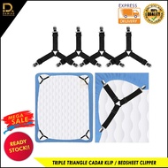 TRIPLE TRIANGLE CADAR KLIP/BEDSHEET CLIPPER/BED SHEET CLIP GETAH CADAR KLIP SEGI TIGA