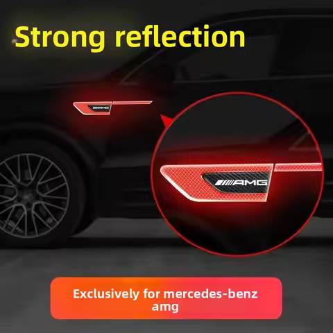 for Mercedes Benz W177 W205 W206 W213 W214 W216 Car Mudguard Reflective Sticker Side Anti-collision 