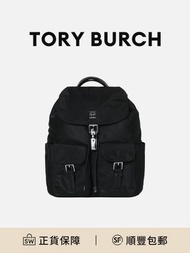 Tory Burch VIRGINIA背囊黑色再生尼龍實用大容量[平行進口]