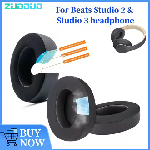 ZUODUO Updated Cooling-Gel earpads,Compatible for Beats Studio 2 & Studio 3 Replacement Ear Pads Coo